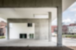 Concrete Building Entrance